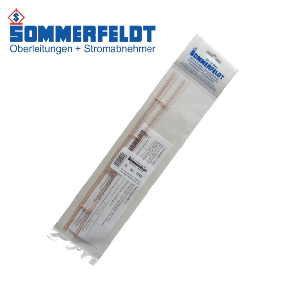 Sommerfeldt Overhead wire 0,5 x 260 mm open 5 pieces