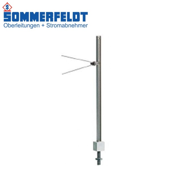 Sommerfeldt 382 Main line mast for pull-offs, newsilver