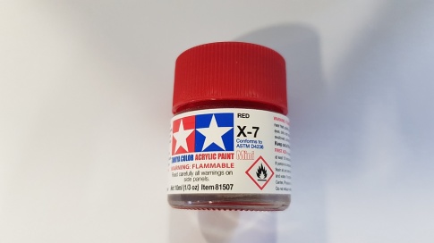 Tamiya MINI X-7 RED Acrylic Paint 10ml