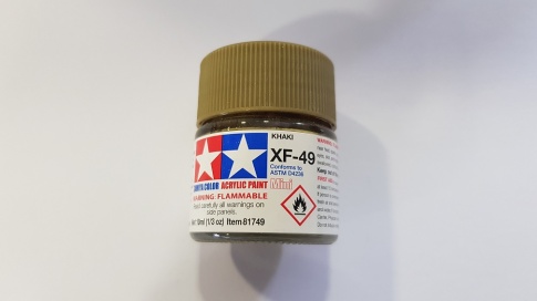 Tamiya MINI XF-49 KHAKI Acrylic Paint 10ml