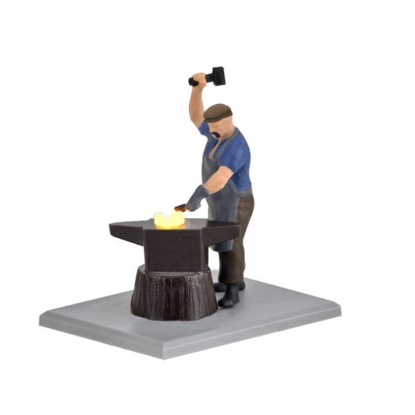 Viessmann 1514 Blacksmith with Glowing Iron - Moving HO