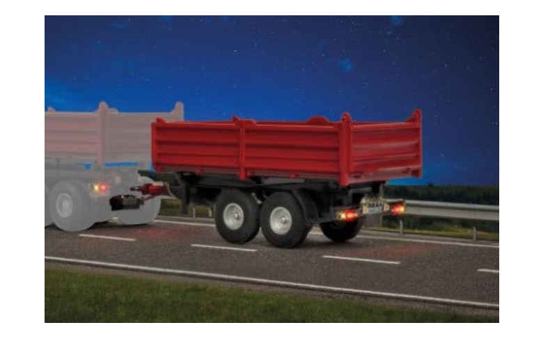 VN8214 H0 Tandem tipper, red, functional model