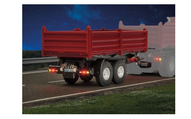 VN8214 H0 Tandem tipper, red, functional model