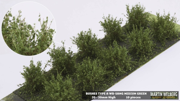 Bushes type A medium green