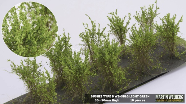 Bushes type B light green