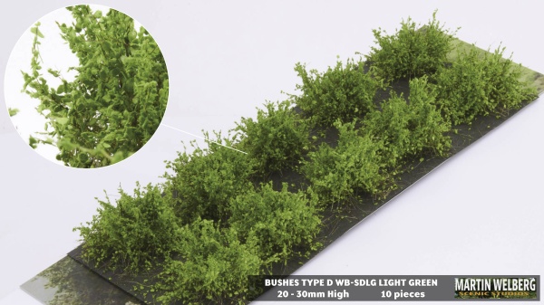 Bushes type D light green