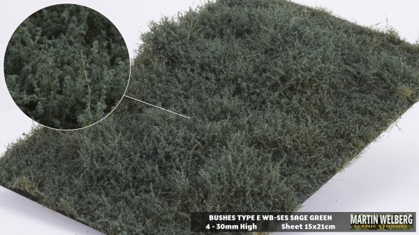 Bushes type E Sage Green