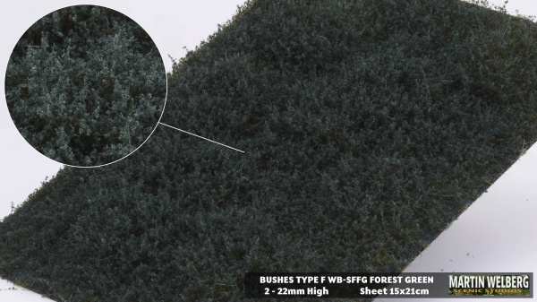 Bushes type F Forest Green