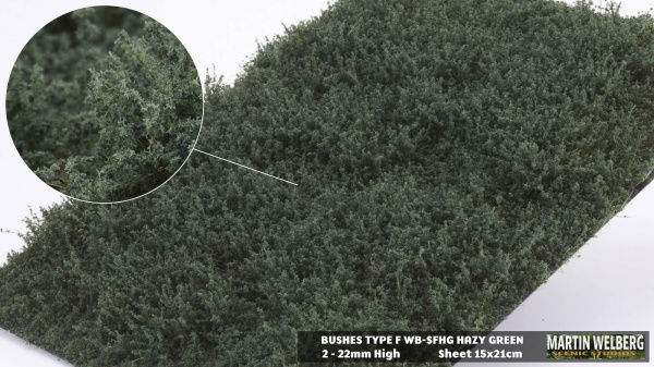 Bushes type F Hazy Green