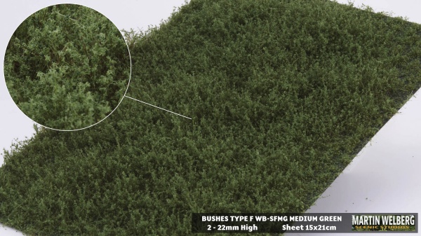 Bushes type F Medium Green