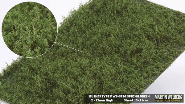 Bushes type F Spring Green