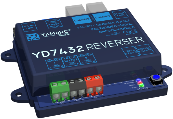 YaMoRC YD7432 Reverse loop including Railcom detection.