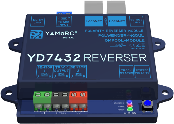 YaMoRC YD7432 Reverse loop including Railcom detection.