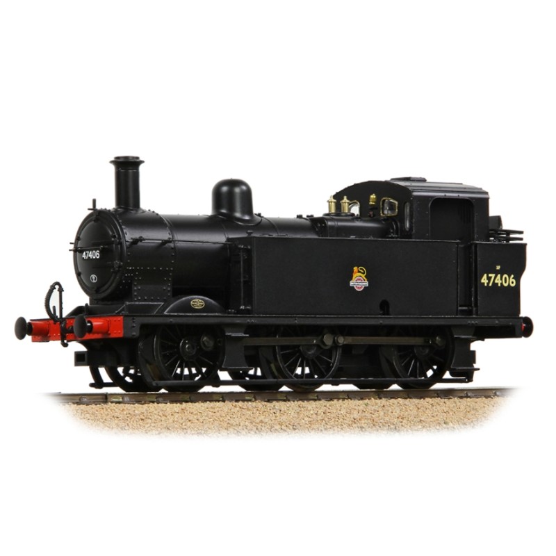 Bachmann 32-231B LMS Fowler 3F (Jinty) 47406 BR Black (Early Emblem)