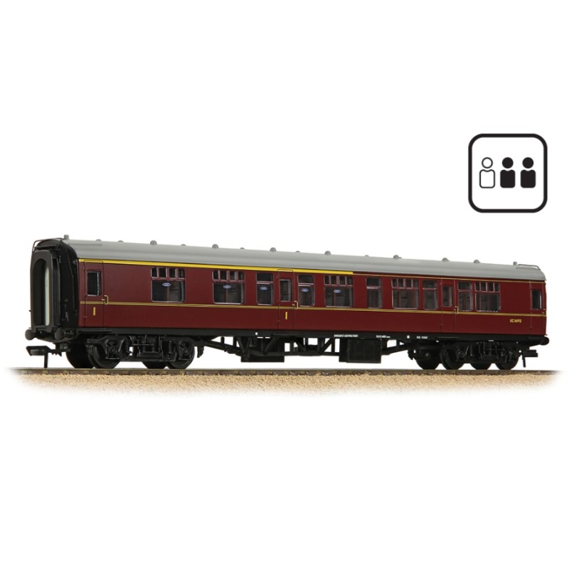 Bachmann 39-126HPF BR Mk1 CK Composite Corridor BR Maroon Passenger Fitted