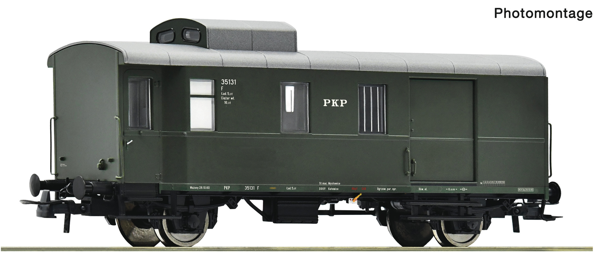 ROCO 6200101 PKP F Baggage Coach IV