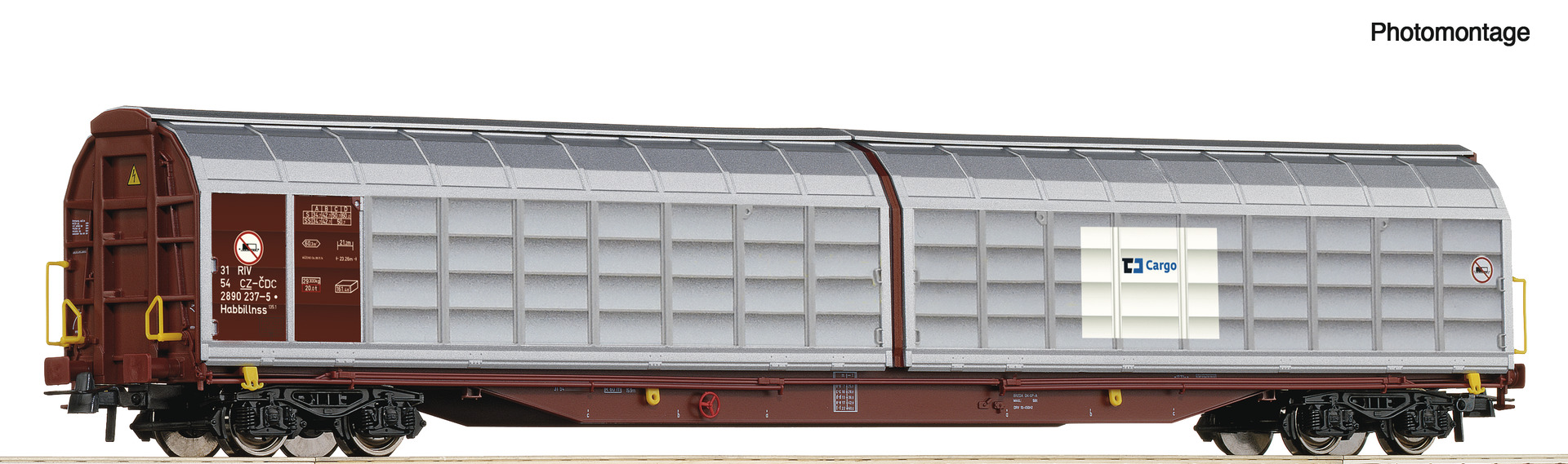 ROCO 6600167 CD Cargo Habbillnss Sliding Wall Wagon VI