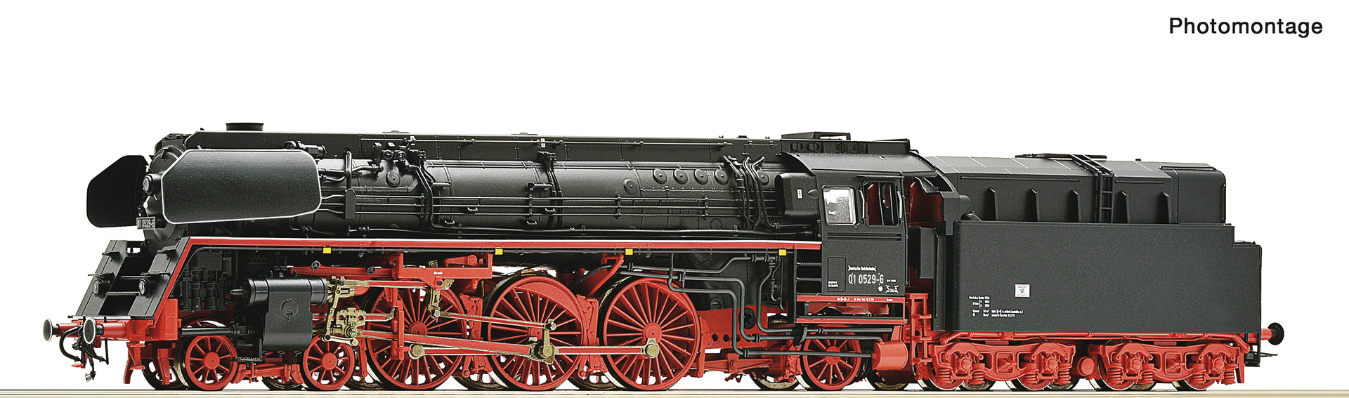 ROCO 7120017 DR BR01 0529-6 Steam Locomotive IV (~AC-Sound)