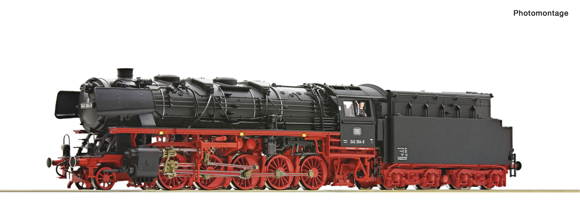 ROCO 7120018 DB 043 364-9 Steam Locomotive IV (~AC-Sound)