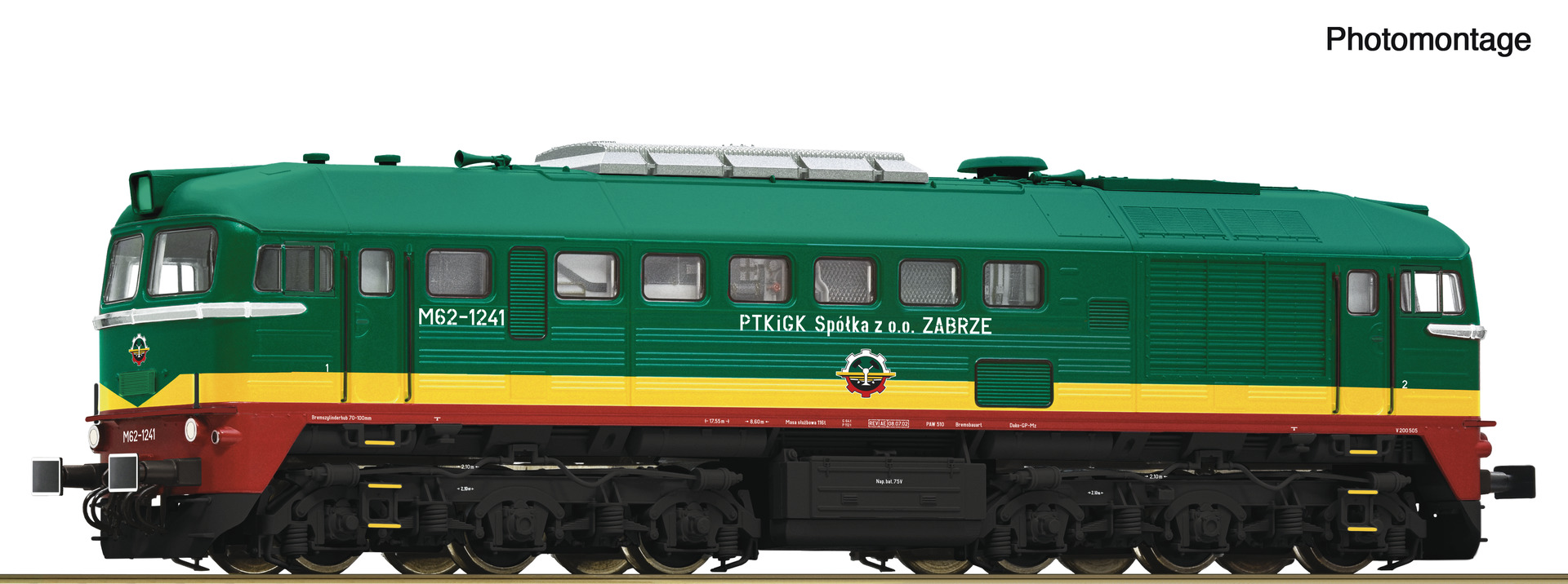 ROCO 7300066 PTKiGK M62 Diesel Locomotive V