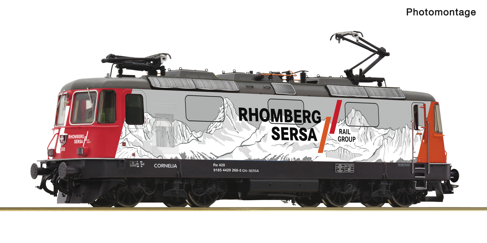 ROCO 7510030 Sersa Re 420 268-5 Electric Locomotive VI (DCC-Sound)