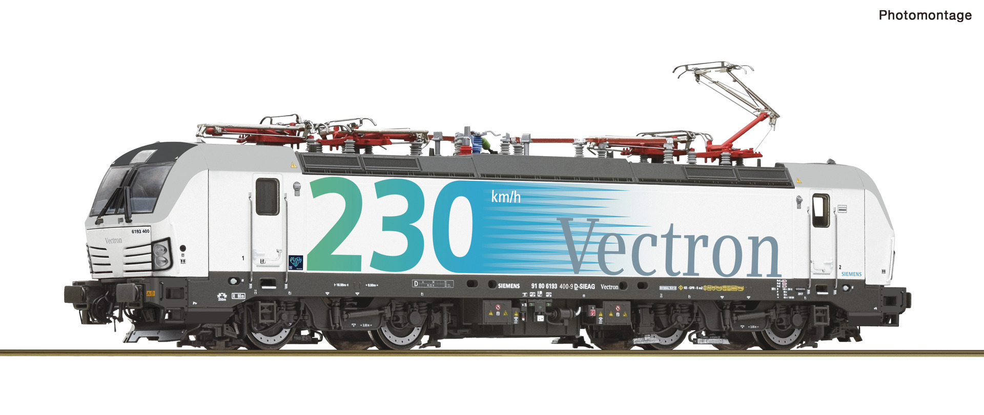 ROCO 7510055 Siemens BR193 400-9 Electric Locomotive VI (DCC-Sound)