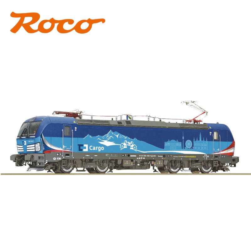 ROCO 7510113 CD Cargo Rh393 002-1 Electric Locomotive VI (DCC-Sound)