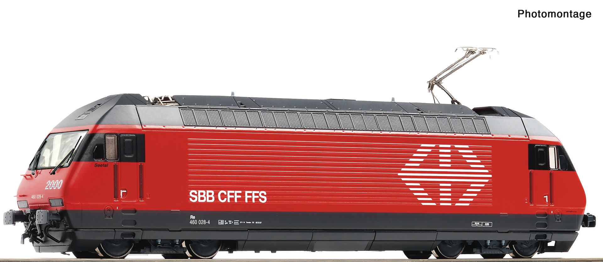 ROCO 7510131 SBB Re 460 028-4 Electric Locomotive V (DCC-Sound)