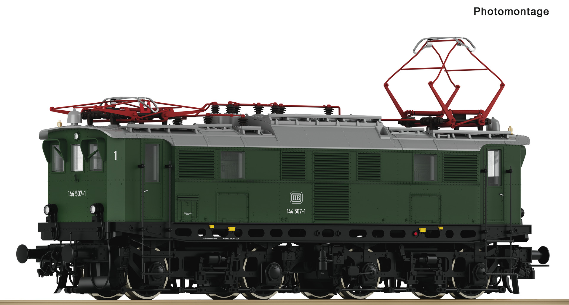 ROCO 7510147 DB BR144 507-1 Electric Locomotive IV (DCC-Sound)