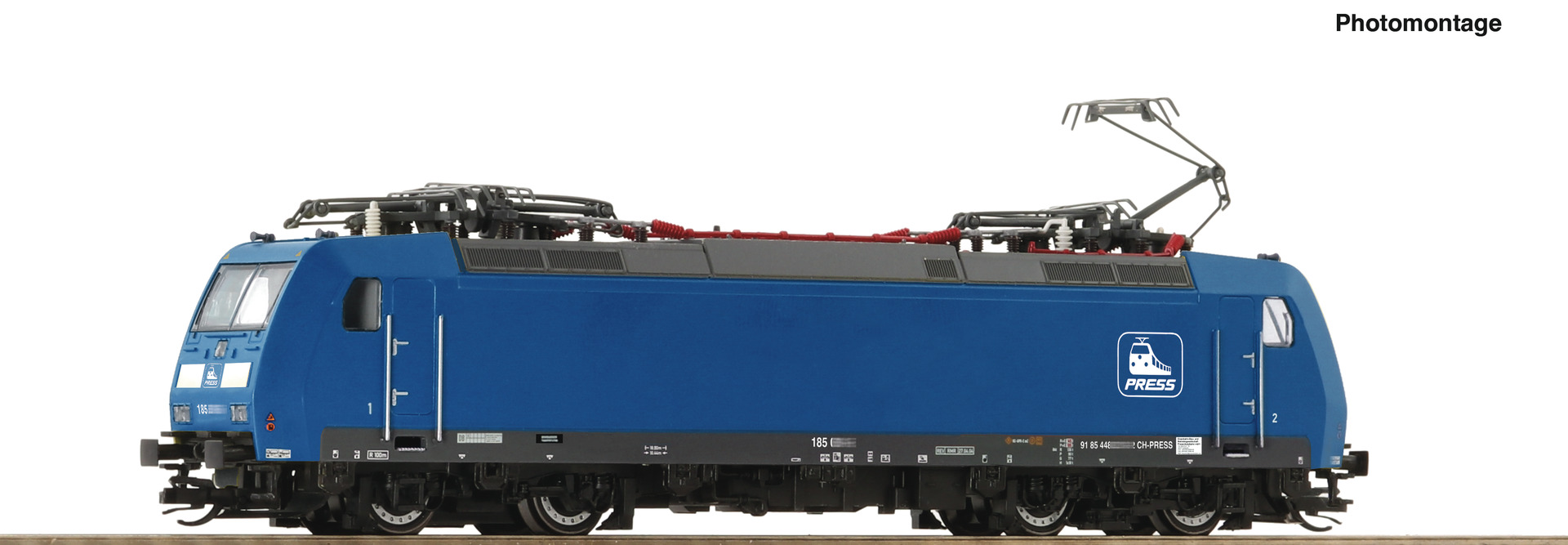 ROCO 7520098 Press BR185 061-5 Electric Locomotive VI (~AC-Sound)