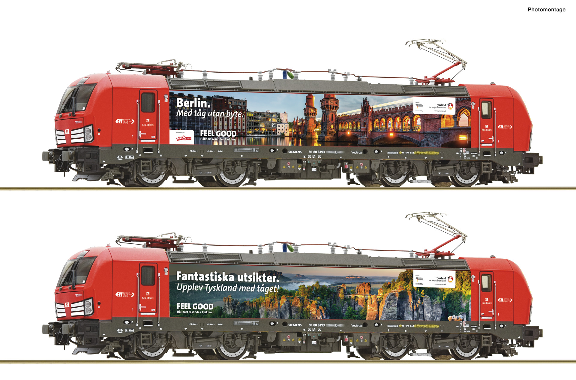 ROCO 7520119 Snalltaget BR193 287-0 Electric Locomotive VI (~AC-Sound)