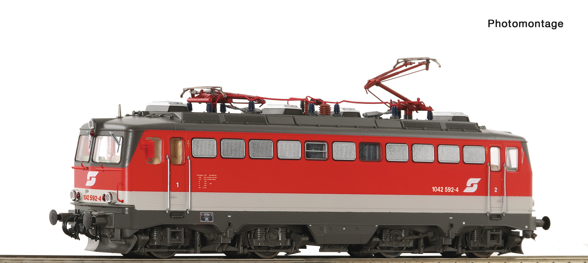 ROCO 7520139 OBB Rh1042 592-4 Electric Locomotive V (~AC-Sound)