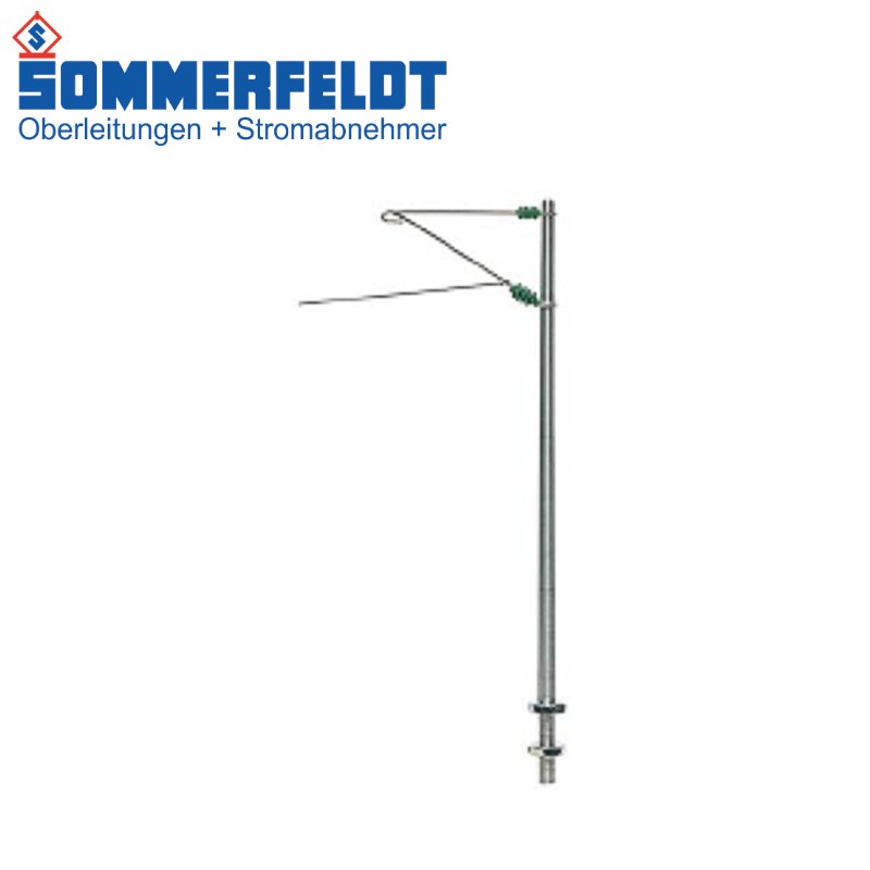 Mainline mast, concrete type,aluminium