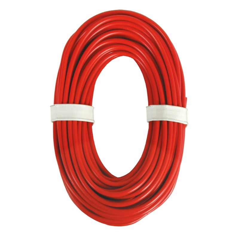 Viessmann 6895 High-Current Cable 0.75mm - Red - 10m