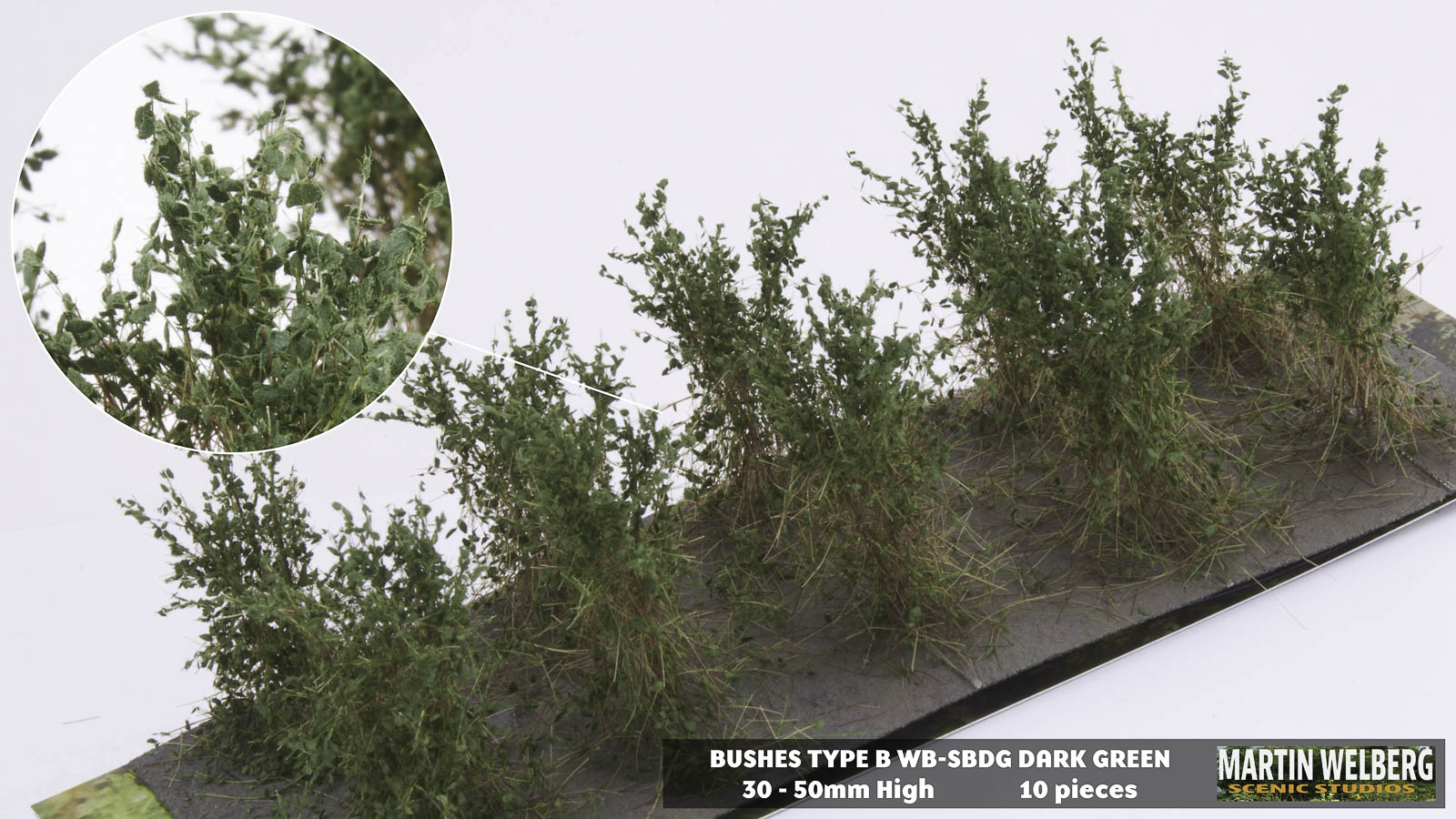 Bushes type B dark green