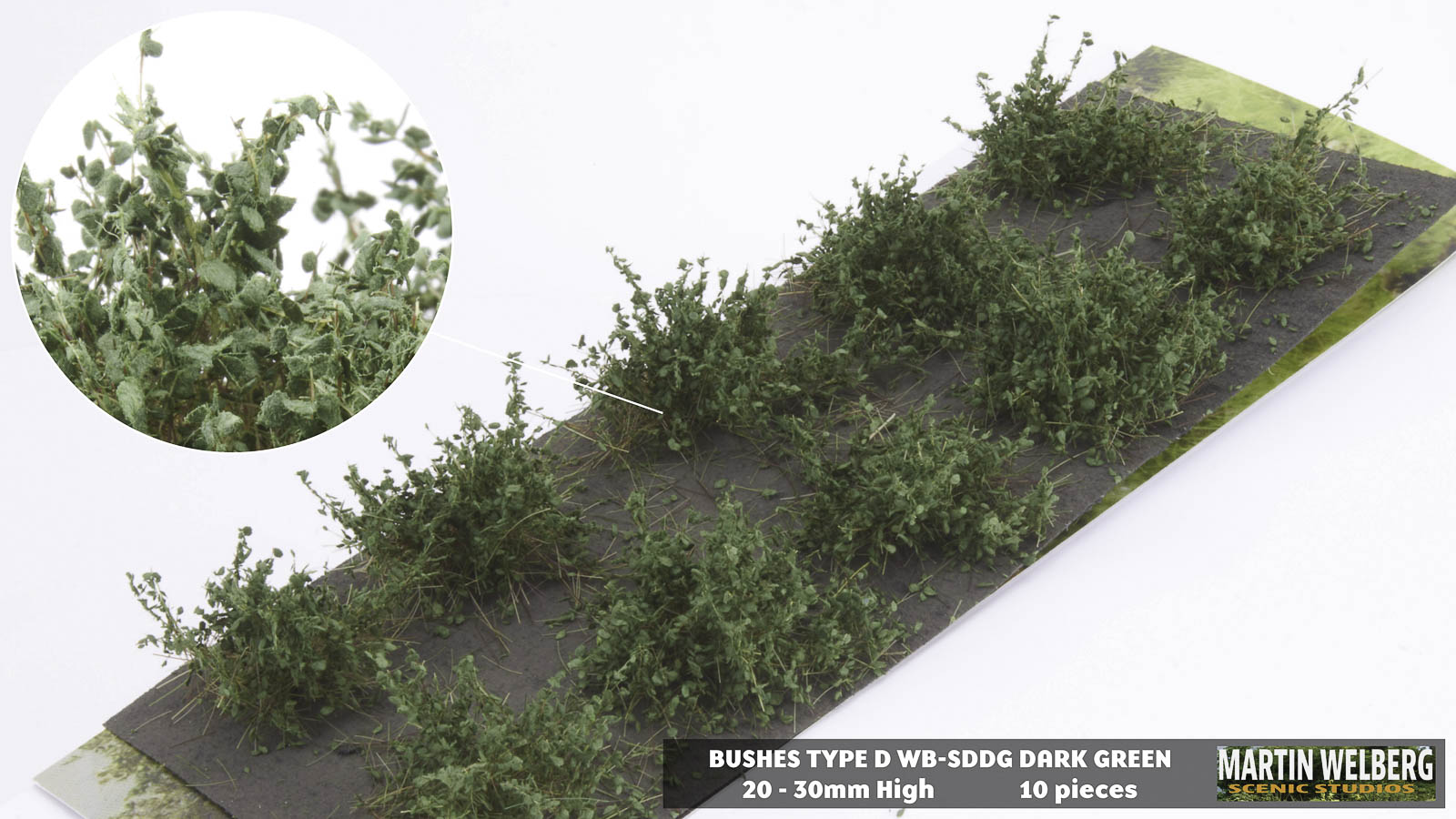 Bushes type D dark green