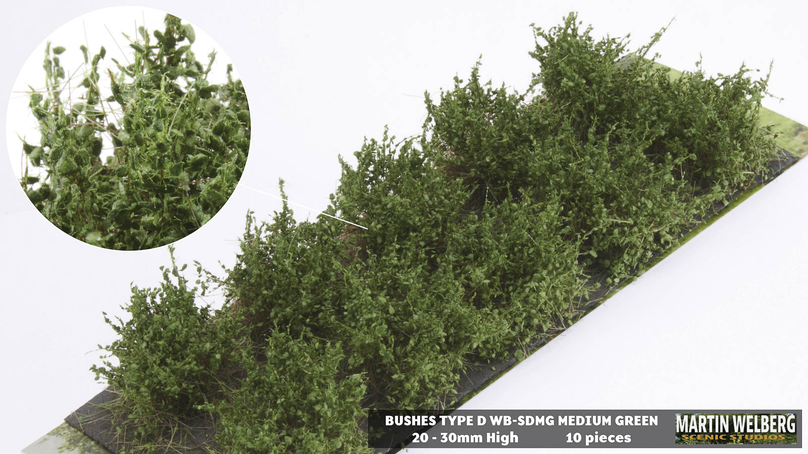 Bushes type D medium green