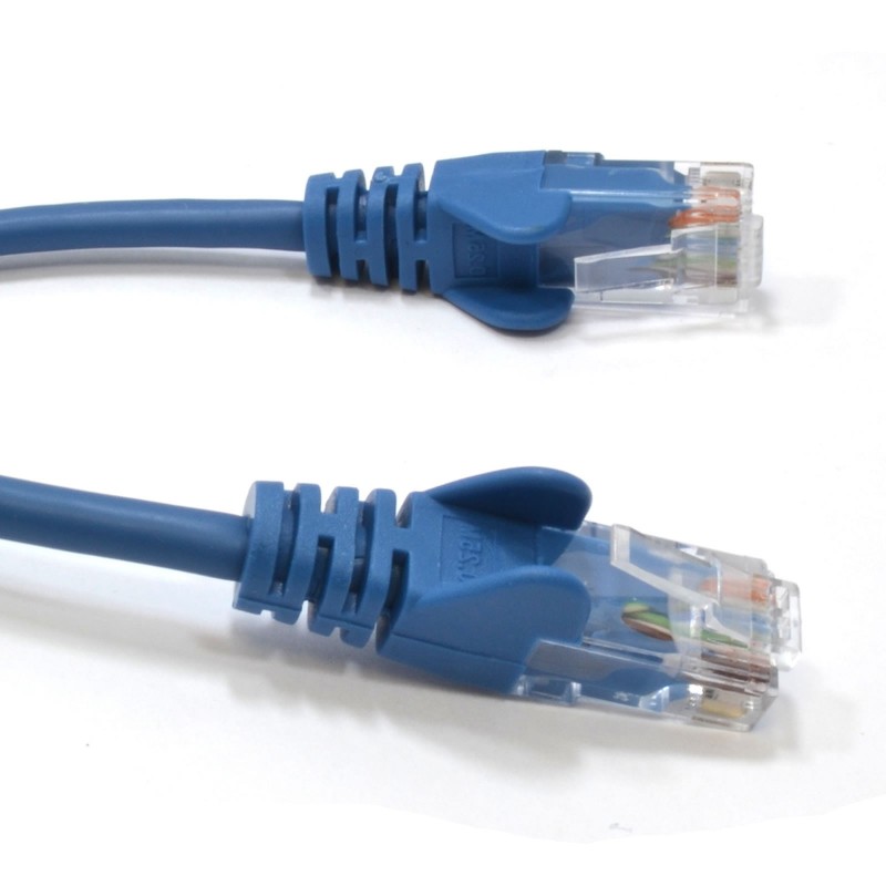 Blue patch cable 25cm